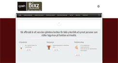 Desktop Screenshot of bixz.se